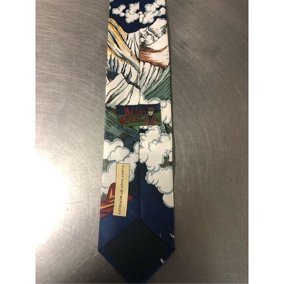 🌼5for$25🌼 Beans McGee. Mens Airplane and Mountain “Flight over Mt. McKinley” - Picture 4 of 9